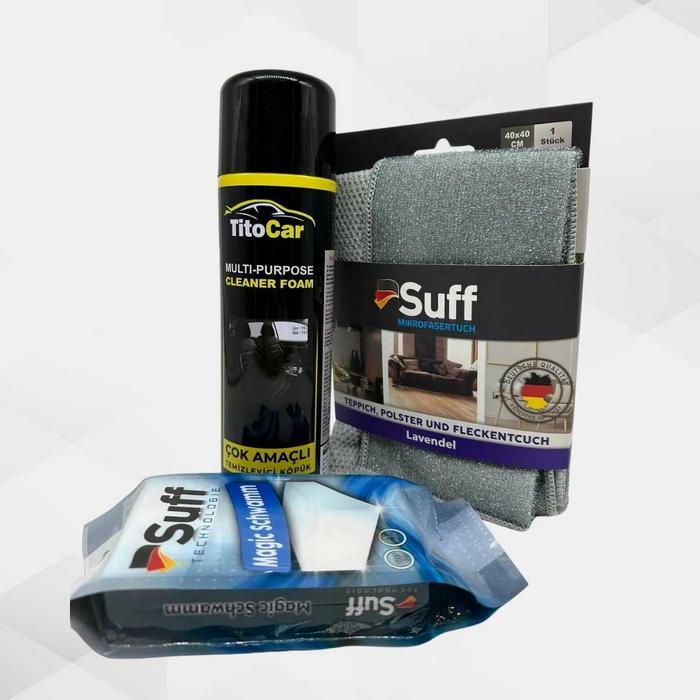 TitoCar Oto & Ev Çok Amaçlı Temizlik Paketi