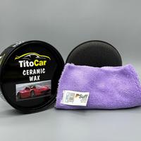 TitoCar Seramik Wax 200 gr Mikrofiber Bez ve Ped Hediyeli