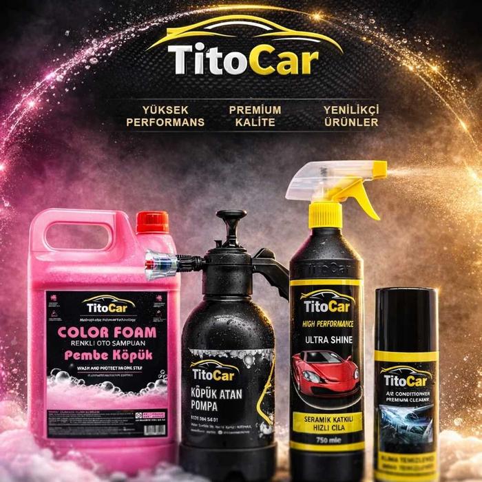 Titocar 4 Parça Temizlik Seti