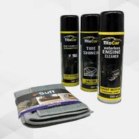 Titocar Genel&Lastik&Motor Temizlik Seti